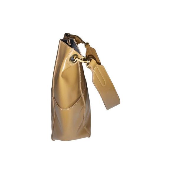 K.Eyre Brown Faux Leather‎ Shoulder Bag M - Picture 2 of 6